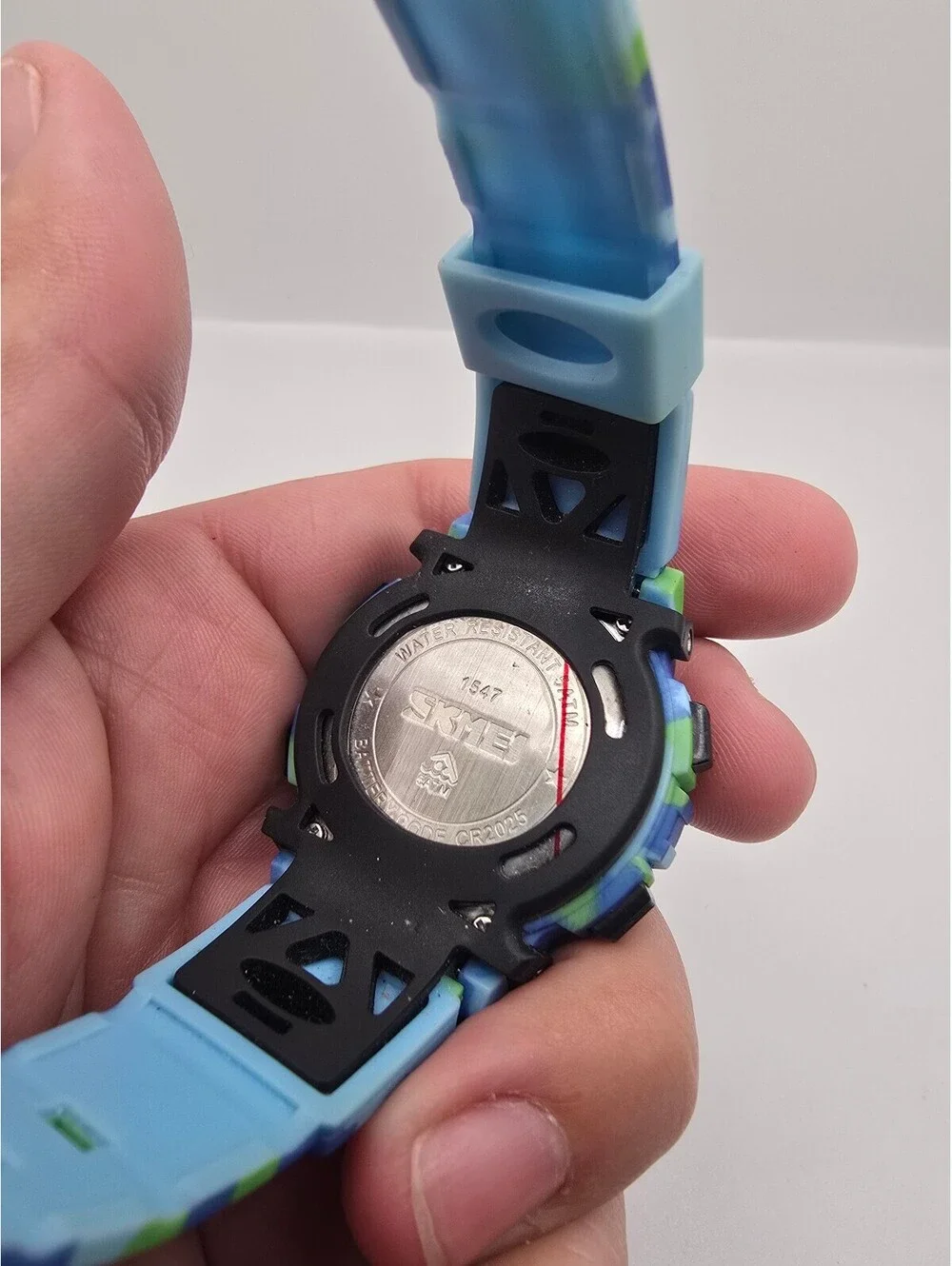 SKMEI 1347 Digital Quartz Sport Watch Alarm Chronograph Resin Strap 50m